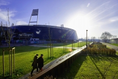 Hochwasserschutz am Weserstadion in Bremen, Planungsbüro Kreikenbaum & Heinemann, Architekten und Ingenieure für Stadt- Landschafts- und Freiraumplanung, Bremen
